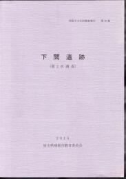 鴻巣市文化財調査報告　第20集　下閭遺跡（第2次調査）
