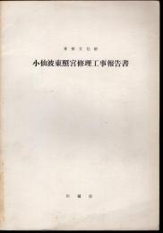 重要文化財　小仙波東照宮修理工事報告書