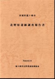 茨城県龍ヶ崎市　北野原遺跡調査報告書