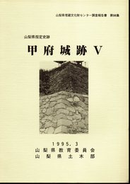 山梨県埋蔵文化財センター調査報告書第98集　甲府城跡Ⅴ　