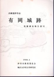 兵庫県伊丹市　有岡城跡発掘調査報告書Ⅵ