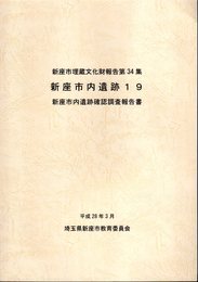 新座市埋蔵文化財調査報告　第34集　新座市内遺跡19　新座市内遺跡確認調査報告書