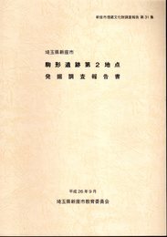 新座市埋蔵文化財調査報告　第31集　埼玉県新座市駒形遺跡第2地点発掘調査報告書