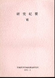 宮城県多賀城跡調査研究所　研究紀要Ⅵ