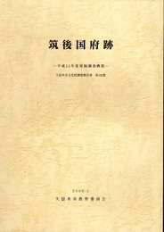 筑後国府跡－平成11年度発掘調査概要　久留米市文化財調査報告書　第162集