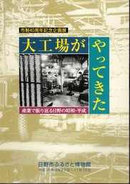 企画展　大工場がやってきた－産業で振り返る日野の昭和・平成