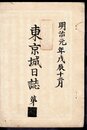 明治元年戊辰十二月　東京城日誌　第■