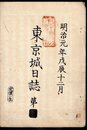 明治元年戊辰十二月　東京城日誌　第■