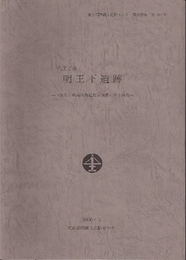 八王子市明王下遺跡-(仮称)新滝山街道整備事業に伴う調査