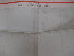 航空図　軍事秘密　三百万分一汎太平洋與地図三十三號　ソロモン諸島-ギルバート諸島