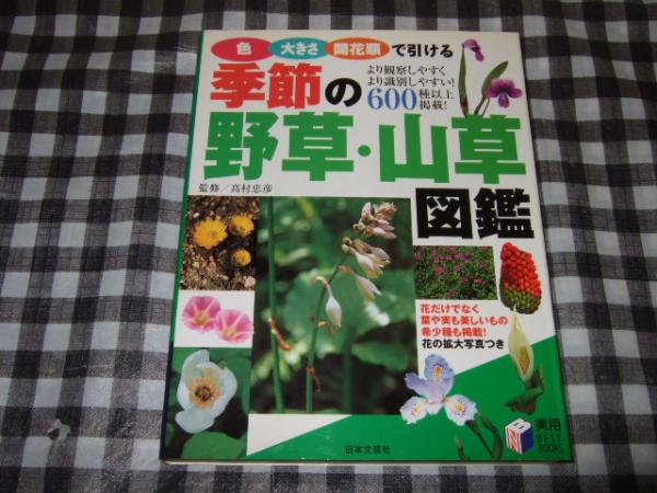 色 大きさ 開花順で引ける季節の野草 山草図鑑 高村忠彦 監修 高橋書店 古本 中古本 古書籍の通販は 日本の古本屋 日本の古本屋 色 大きさ 開花順で引ける季節の野草 山草図鑑 高村忠彦 監修 高橋書店 古本 中古本 古書籍の通販は 日本の古本屋 日本の古本屋