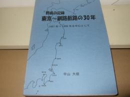 野鳥の記録東京-釧路航路の30年 : 1997年-1999年の調査を中心として