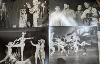 新宿コマ劇場舞台写真　「初めましてコマ」「春のコマ踊り」　１４枚　坂本九　ジェリー藤尾　
