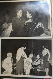芸術座舞台写真『霊界様と人間さま』　５枚　菊田一夫　山田五十鈴　宮口精二