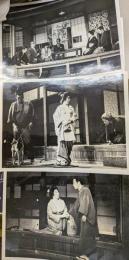 芸術座舞台写真『女侠』　６枚　菊田一夫　山田五十鈴　宮口精二