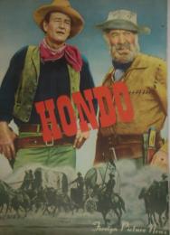 映画パンフレット「ホンドー　HONDO」　ジョン・ウェイン