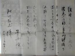 早乙女貢書簡　阿川弘之宛（「会津士魂」完結を祝う会、発起人の直接依頼）