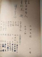 小堀誠所蔵　宝塚新芸座上演台本「紅曲馬団」　尾上さくら　トニー谷
