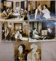 松竹蒲田スチール「新婚者教育」　丘虹二　渡辺篤　九十九一　岡村文子