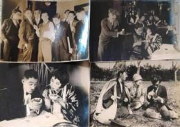 松竹蒲田スチール「混線七人組」　斎藤寅次郎　渡辺篤　吉川英蘭　日守新一