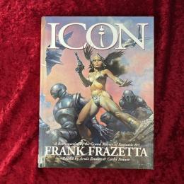 Icon: A Retrospective by the Grand Master of Fantastic Art  Frank Frazetta 洋書 フランク・フラゼッタ