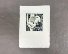 アルフォンス・イノウエ　銅版画 蔵書票　03　22/50