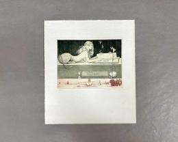 アルフォンス・イノウエ　銅版画　蔵書票　15