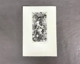 林由紀子　銅版画　蔵書票　09　22/50