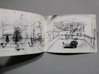 ROOM-GRASS-FOREST COLLAGES AND DRAWINGS