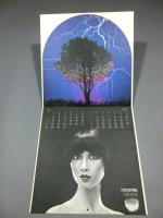 1972 SHISEIDO CALENDAR 資生堂化粧品 カレンダー