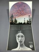 1972 SHISEIDO CALENDAR 資生堂化粧品 カレンダー