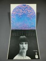 1972 SHISEIDO CALENDAR 資生堂化粧品 カレンダー