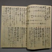 秘伝 子平金玉満堂篇　毛筆手書き稿　和綴じ本　　◆送料無料◆