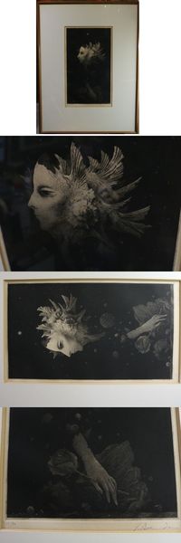 坂東壮一銅版画額 天使の化石 限定30部 坂東壮一 古本 中古本 古書籍の通販は 日本の古本屋 日本の古本屋