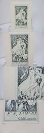 アルフォンス・イノウエ銅版蔵書票