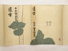 遠雷　大木實詩集　薄カバー