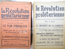 （雑誌）La Revolution proletarienne (プロレタリア革命)　189-434号内147冊
