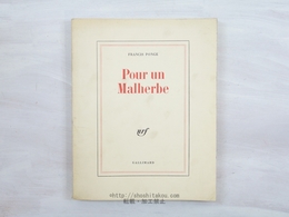 Pour un Malherbe