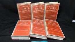007『A HISTORY OF GREEK PHILOSOPHY/ギリシャ哲学史』全6巻揃