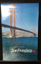 【JALポスター2】サンフランシスコ(San Francisco)/ゴールデンゲートブリッジ