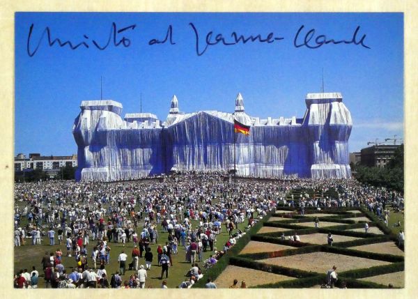 クリスト アンド ジャンヌ＝クロード アート・カード 包まれたライヒ