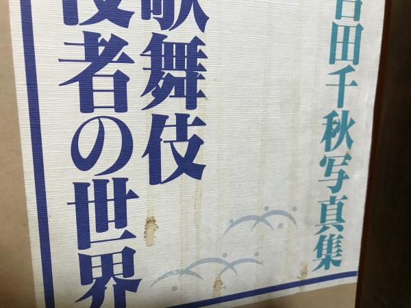 吉田千秋写真集 歌舞伎役者の世界 平井の本棚 古本 中古本 古書籍の通販は 日本の古本屋 日本の古本屋