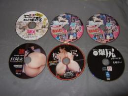 ユーザーのチ●ポが選んだ1番ヌケるＳＥＸ２０＋１・禁止された社内恋愛の制裁で彼氏の目の前で上司棒を挿入されるDISC１・２・巨尻の女・極上尻・スケベな爆尻がやってくる　の計６枚
