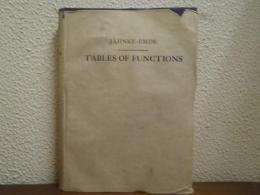 TABLES OF FUNCTIONS
