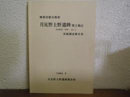 神奈川県大和市　月見野上野遺跡第2地点　発掘調査報告書