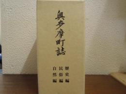 奥多摩町誌　全３巻揃（歴史編・民俗編・自然編）
