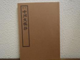 中洲文稿抄
