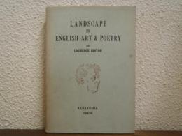 英國の美術及び詩に於ける風景　Landscape in English art and poetry