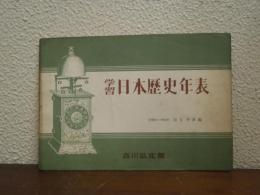 学習　日本歴史年表