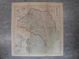 相模武蔵二州図　4４×42㎝